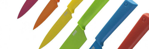 Présentation de la gamme de couteaux de cuisine COLORI + de Kuhn Rikon