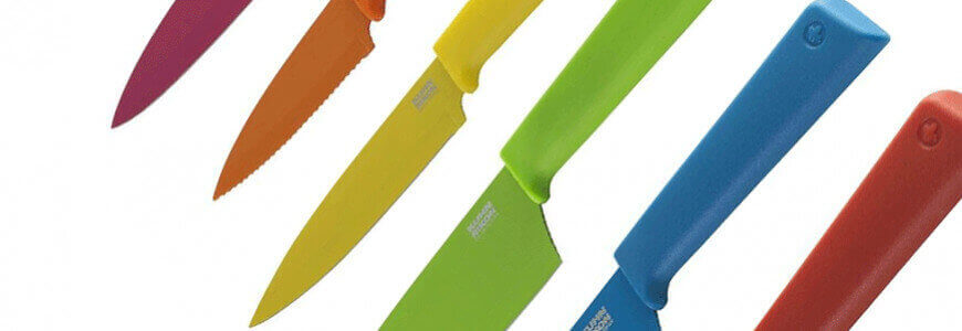Présentation de la gamme de couteaux de cuisine COLORI + de Kuhn Rikon
