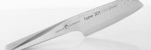Présentation du Santoku Hataka Type 301 Porsche de Chroma 19cm