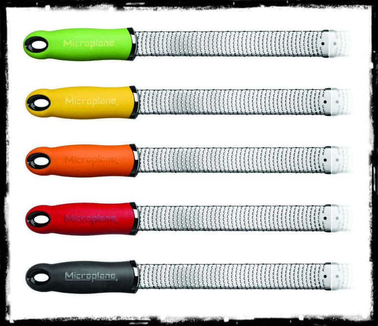 Arrivage de râpes-zesteur Microplane chez Couteauduchef