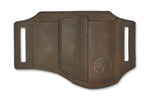 Étui Böker Nubuck Ed-Three 09BO296 en cuir marron 3 compartiments