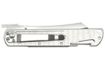 Couteau pliant LUG Higo LUSP3SHBD manche en acier et G10 désert et noir 11cm