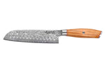 Couteau santoku 18cm Wusaki Fujiko 10CR damas