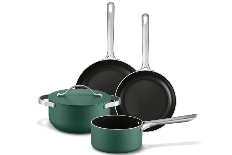 Set de 4 pièces cuisson Beka Mobi revêtement céramique 16, 20, 24 et 28cm - Coloris vert