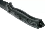 Couteau Esee 5 5PB-002 lame carbone 13,2cm manche G10 gris/noir + étui