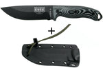 Couteau Esee 5 5PB-002 lame carbone 13,2cm manche G10 gris/noir + étui
