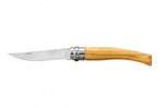 Couteau opinel Effilé n°08 lame 8cm virole tournante manche en olivier