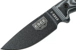 Couteau Esee 3 3PMB-002 lame acier carbone 8,8cm manche G10 gris et noir + étui