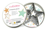 Boîte 6 emporte-pièces Scrapcooking en inox - Étoiles