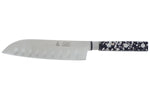 Couteau santoku Au Nain Pépite lame forgée alvéolée 20cm
