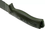 Couteau Esee 6 6POD-003 lame acier carbone 16,5cm manche G10 vert et noir + étui