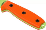 Couteau Esee 3 ESEE-3PM-VG lame acier carbone venom green 8,8cm manche G10 orange + étui