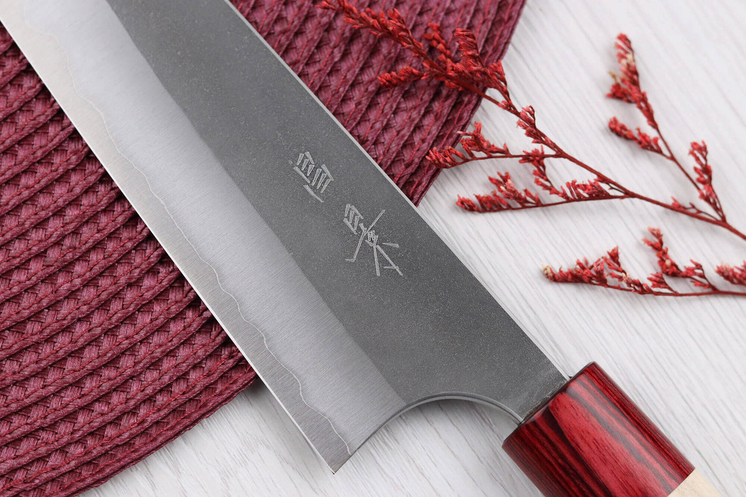 Couteau de chef 18cm japonais artisanal Masakage Yuki Shirogami 2