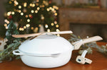 Poêle antiadhérente Cookut La Fabuleuse 8-en-1 meringue - 28cm