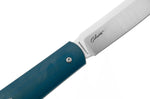 Couteau pliant Böker Coffin Denim 112944 manche en micarta bleu 10,7cm