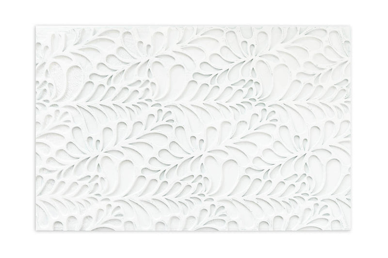 Tapis 3D pour bûche Scrapcooking en silicone motif ondine