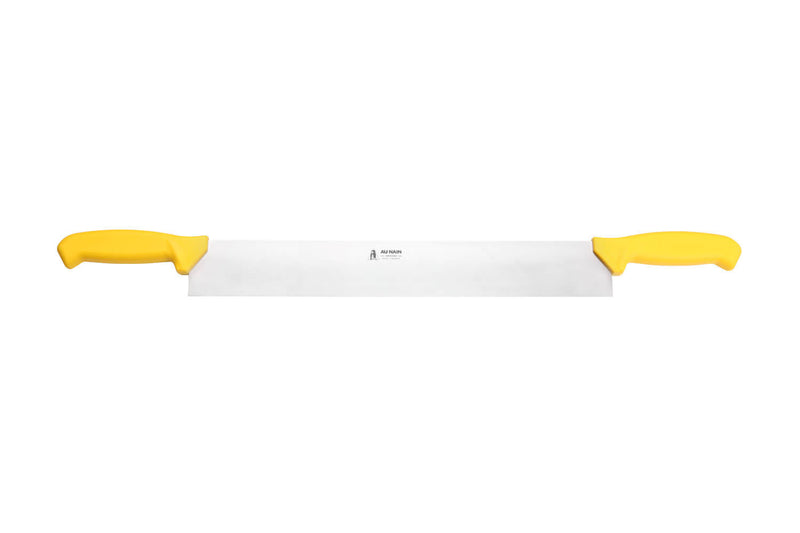 Couteau à fromage 2 manches Au Nain Sigma 33cm en PP jaune
