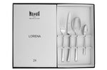 Ménagère 24 pièces Mepra Lorena en acier inox 18/10