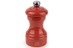 Moulin à poivre manuel Peugeot Bistro en bois de hêtre laqué terracotta 10cm