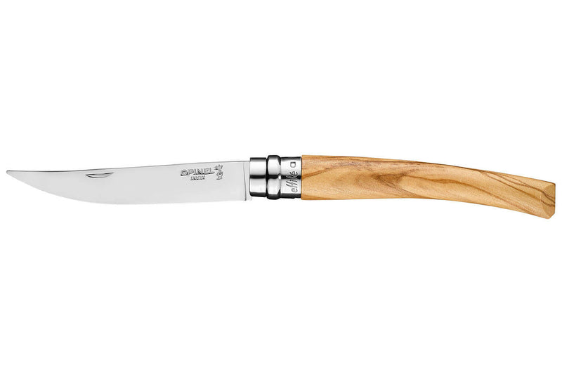Couteau Opinel Effilé n°10 lame 10cm manche en olivier