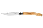 Couteau Opinel Effilé n°10 lame 10cm manche en olivier