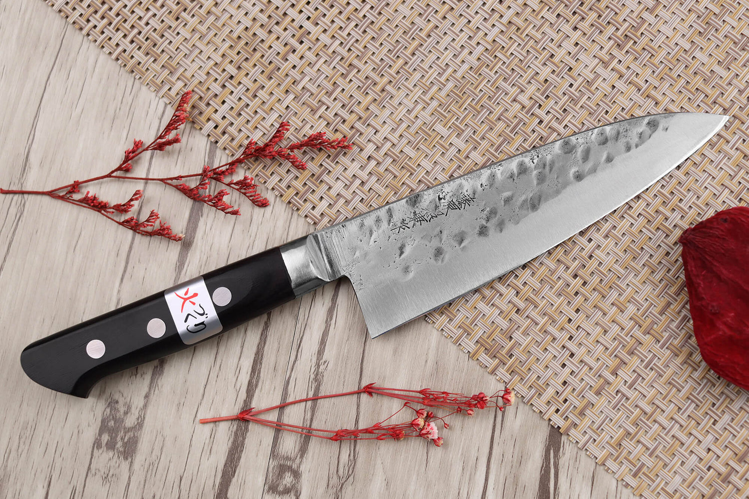 Couteau de chef 15cm japonais artisanal Fujiwara Maboroshi