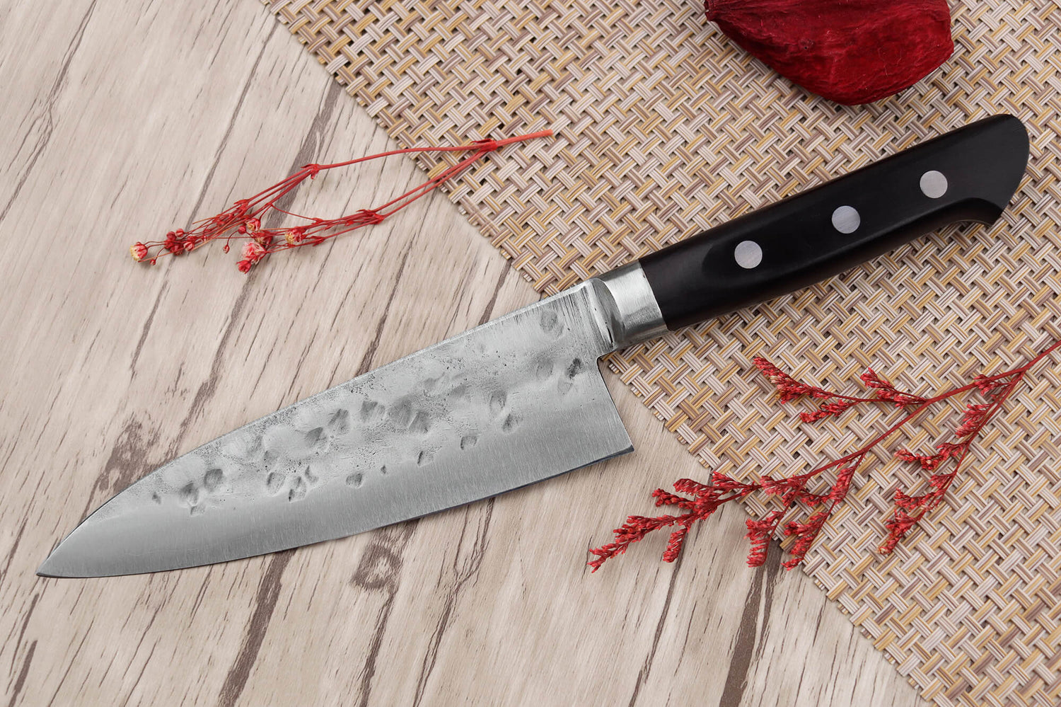Couteau de chef 15cm japonais artisanal Fujiwara Maboroshi