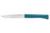 Couteau de table Opinel Bon Appétit + lame 11cm en inox manche en polymère bleu canard