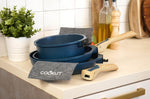 L'Incroyable Kit Cookut 2 poêles et 1 casserole à poignée amovible - myrtille