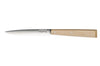 Couteau de table Opinel Bon Appétit Bois n°125 lame 11cm en inox manche en bois de charme