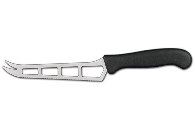 Couteau à fromage professionnel Ambrogio Sanelli Supra ajouré noir 14cm