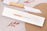 Couteau santoku kiritsuke 18cm japonais artisanal Hado Ginsan Cherry