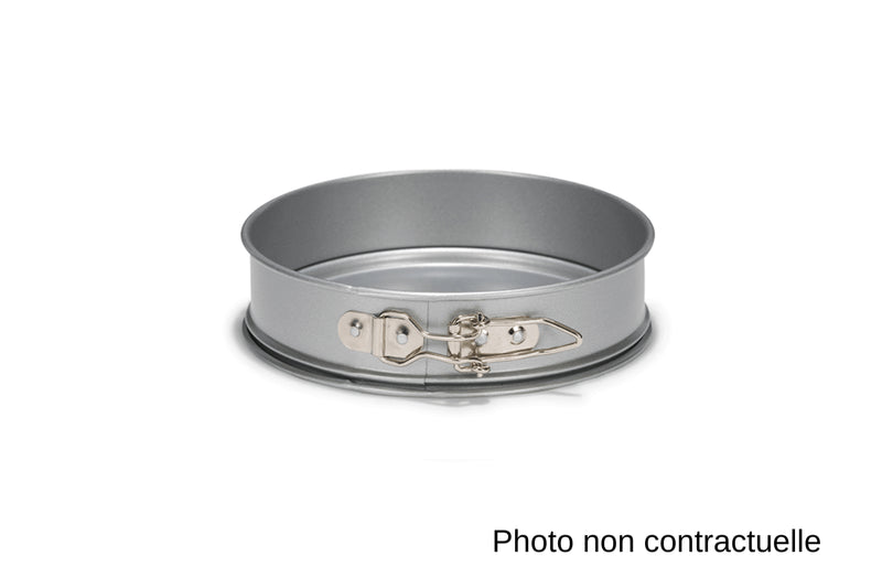 Moule à charnière anti-adhésif fond amovible 12cm