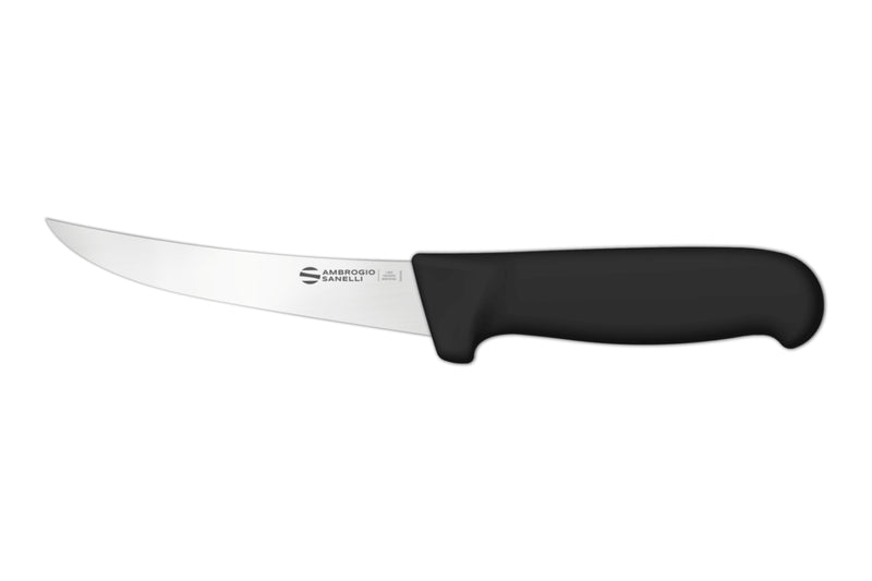 Couteau à désosser professionnel Ambrogio Sanelli Supra lame courbée flexible - 13 cm