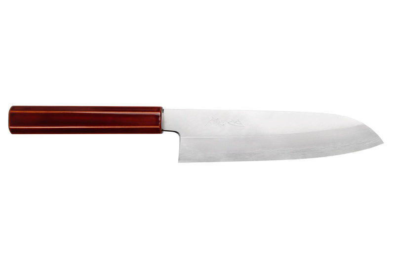 Couteau santoku 18cm japonais artisanal Hado Ginsan Kijiro