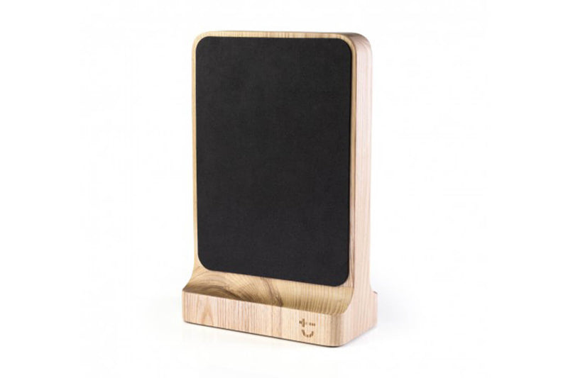 Bloc aimanté Bisbell en frêne soft touch pour 8 couteaux
