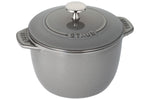 Cocotte à riz et légumineuses Staub Gohan en fonte émaillée gris graphite - 20cm
