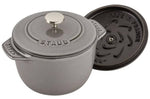 Cocotte à riz et légumineuses Staub Gohan en fonte émaillée gris graphite
