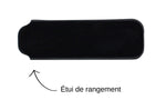 Couteau pliant K2 Kids 812171 manche inox décor chimie 9,5cm + étui suédine