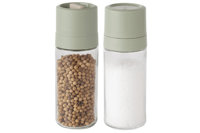 Set moulin à poivre et salière Berghoff Leo Balance en verre et polypropylène