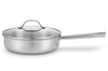 Sauteuse Beka Cicla en inox 24cm avec couvercle en verre