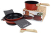 L'Incroyable Kit Cookut 2 poêles et 1 casserole à poignée amovible - passion