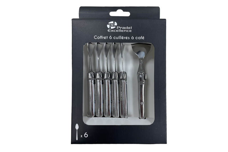Coffret 6 cuillères à café Laguiole Tribloc