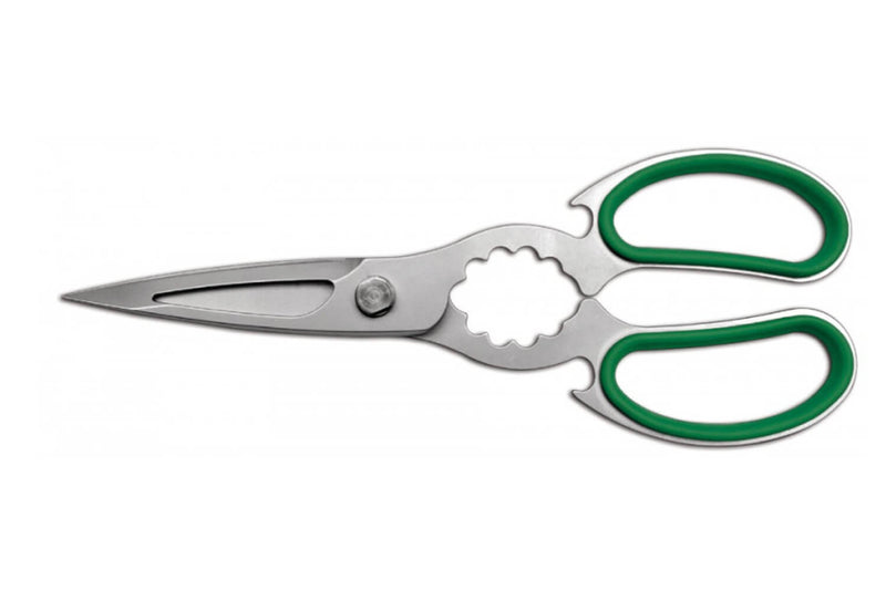 Ciseaux de cuisine Ambrogio Sanelli 21cm acier inoxydable manche vert