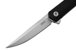 Couteau pliant CRKT CEO Compact 7095KX manche en nylon / fibres de verre noir 9cm