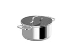 Batterie de cuisine 7 pièces Berghoff Dina Helix en acier inoxydable recyclé