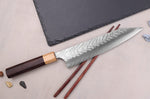 Couteau kiritsuke 21cm japonais artisanal Yoshimi Kato SPG Strix V-Tsuchime