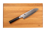 Coffret 1 couteau santoku Kai Shun Classic 18cm + 1 planche en bois KAI offerte