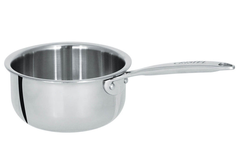 Mini casserole saucier Cristel Castel'Pro en acier inoxydable 18/10 3 ply