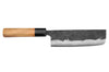 Couteau nakiri 16,5cm japonais artisanal Yoshimune par Kawamura Black WS2